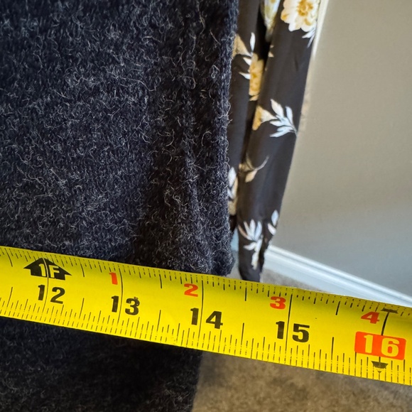 Blue cowl neck dress with zipper detail - Picture 8 of 9